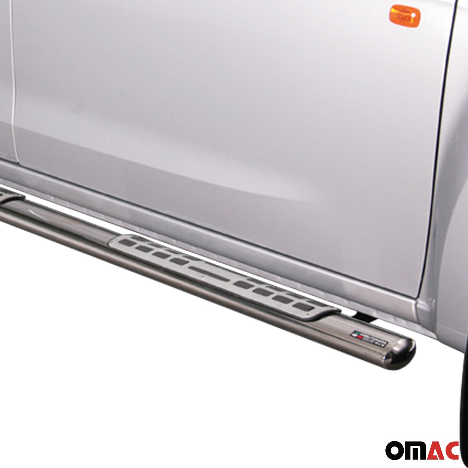 Estribos Barras Laterales para Isuzu D-Max Space Cab 2011-2021 Plata Acero