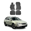 OMAC Alfombrillas De Coche para Subaru Outback 2003-2009 Negro Goma 4Pza