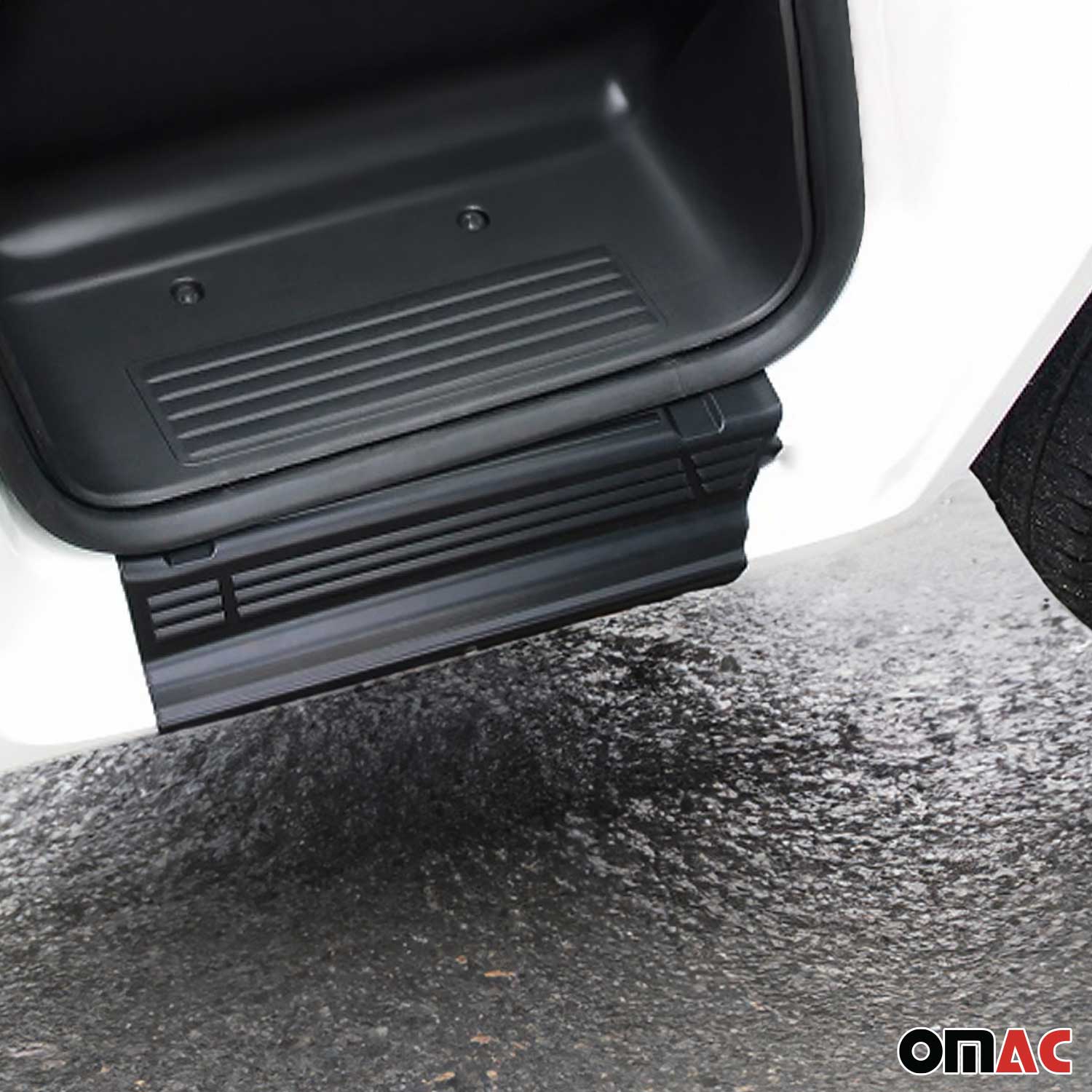 Placa del coche Umbral Cubierta para Fiat Ducato Jumper Boxer 2006-25 Negro Mate