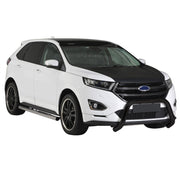 Bull Barra Frontal para Ford Edge 2014-2018 Negro Brillante Acero 1Pza