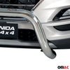 Bull Barra Frontal para Hyundai Tucson 2018-2021 Plata Brillante Acero 1Pza
