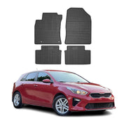 OMAC Alfombrillas De Coche para Kia Ceed 2018-2025 Negro Goma 4Pza