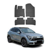 OMAC Alfombrillas De Coche para Kia Sportage 2021-2025 Negro Goma 4Pza