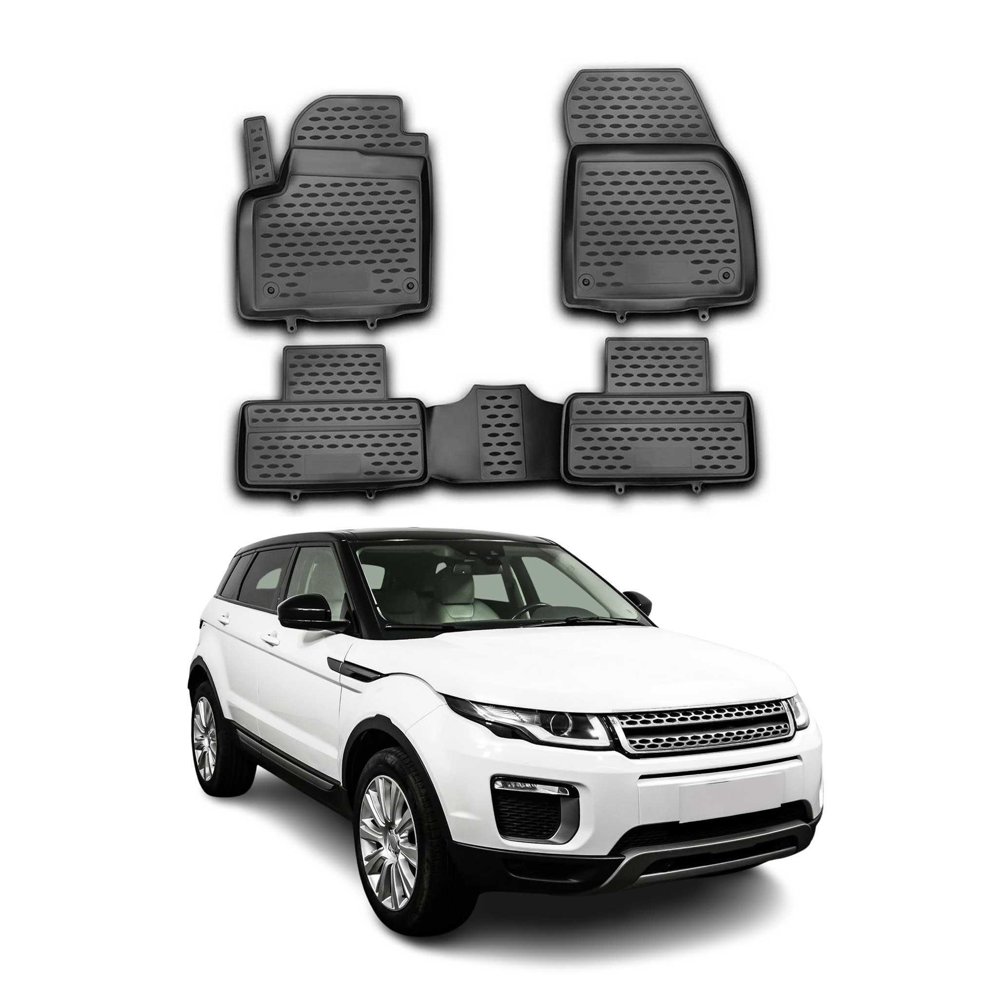 OMAC Alfombrillas De Coche para Land Rover Range Rover Evoque L538 2011-2019 4x