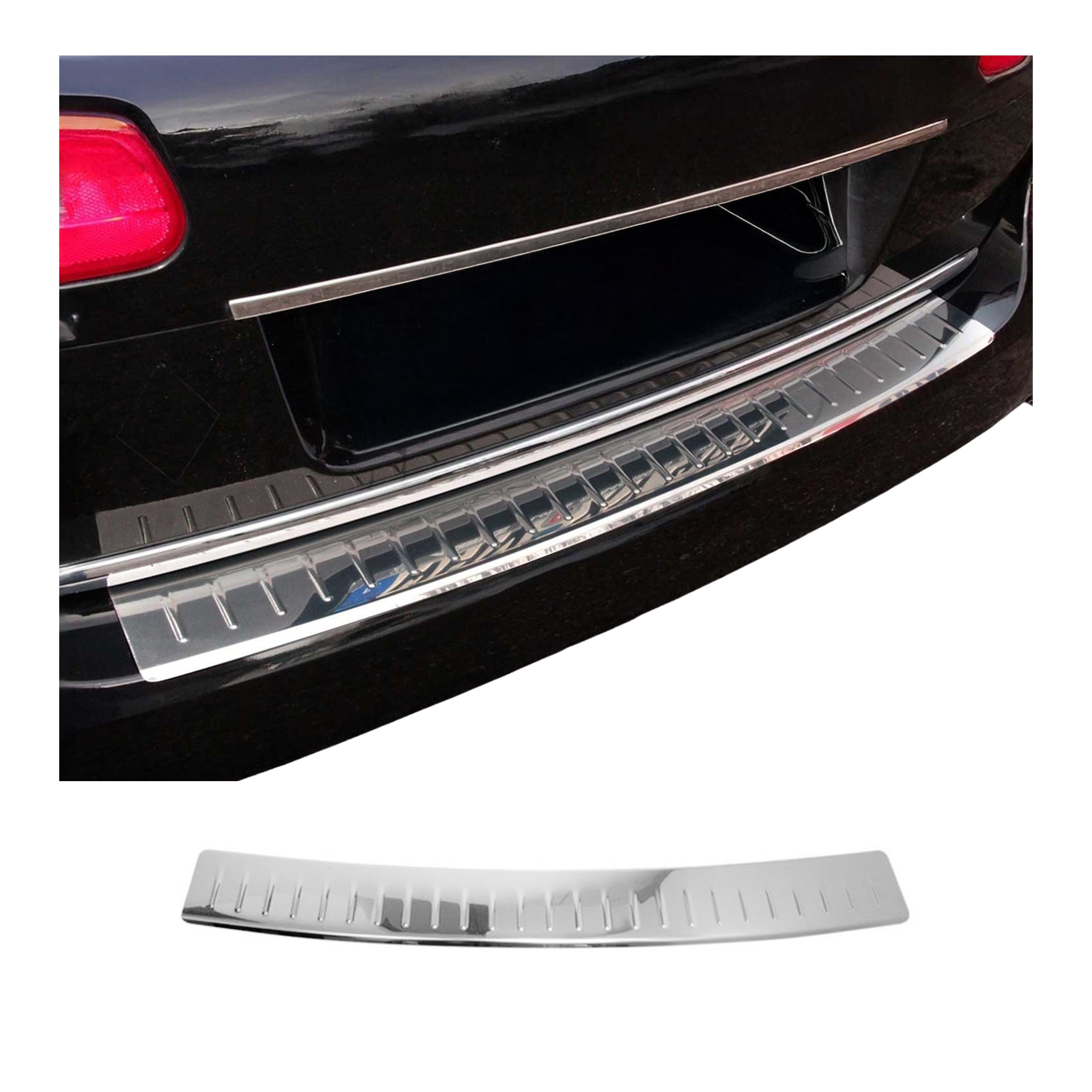 Protector Parachoques para VW Passat Familiar B6 2005-2010 Plata Brillante Acero