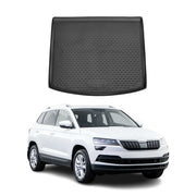 OMAC Bandeja Maletero Alfombrilla para Skoda Karoq 2017-2021 Negro Goma TPE 1Pza