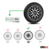 Sparco Roma Tapacubos 16" pulgadas Universal Plata ABS Plástico