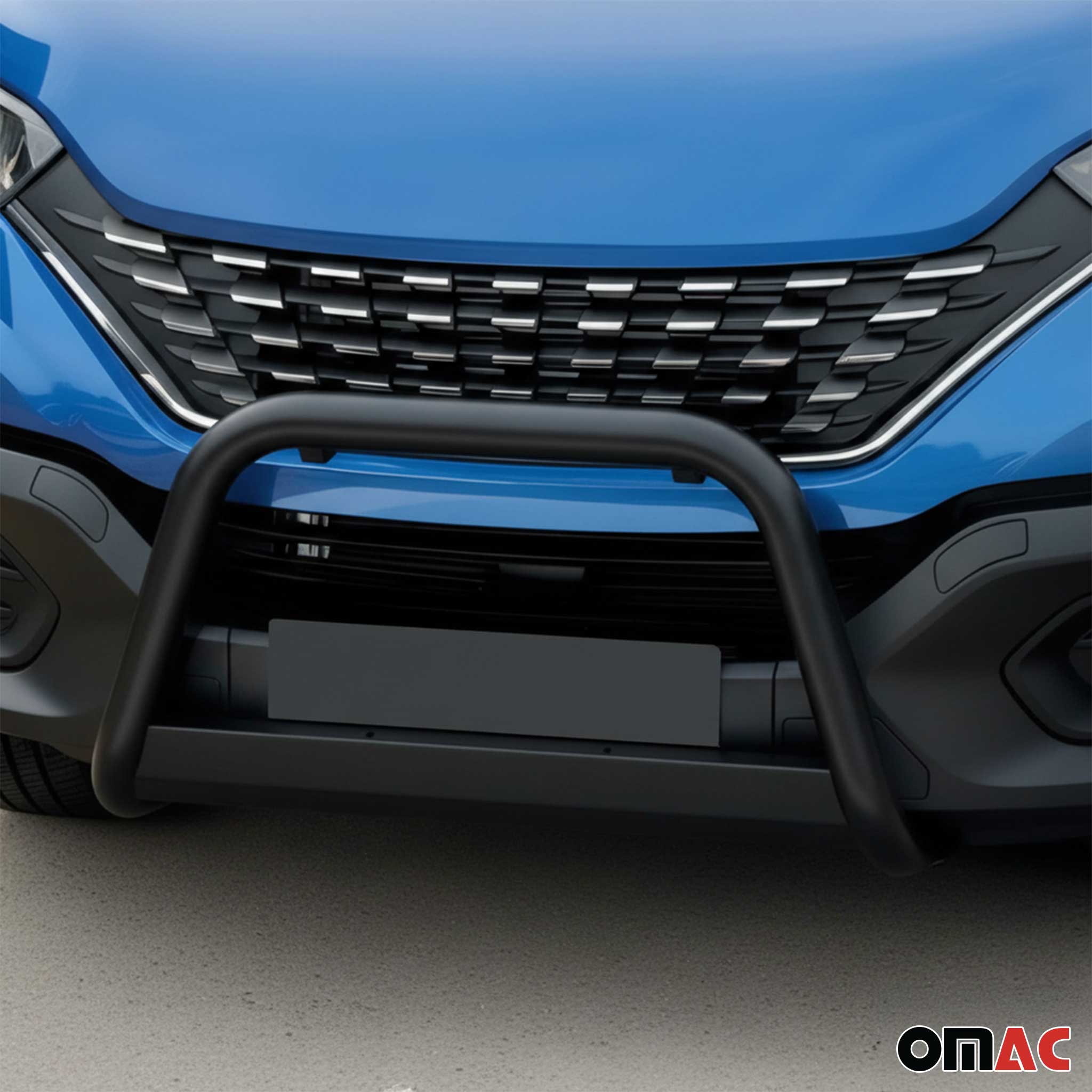 Bull Barra Frontal para Iveco Daily 2019-2023 Negro Brillante Acero 1Pza