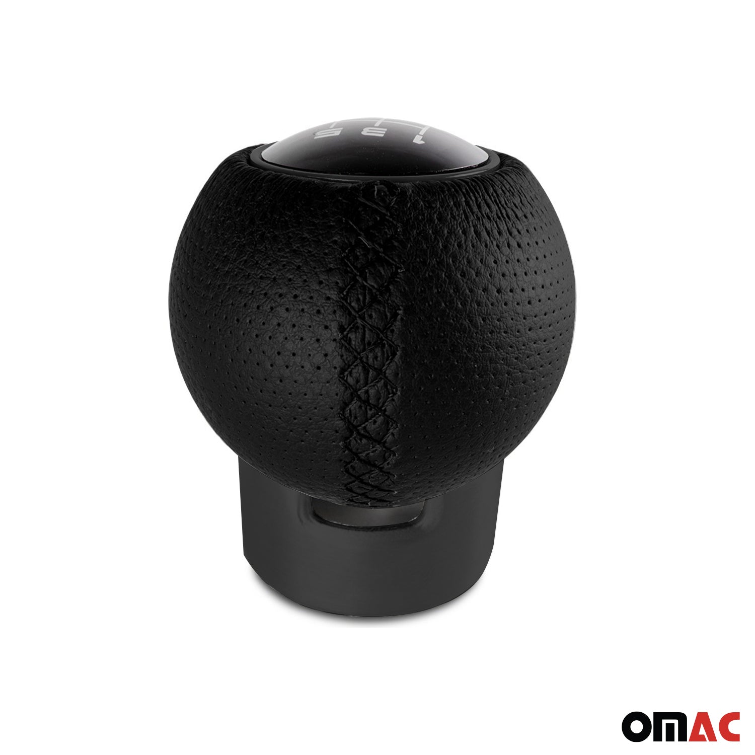 Sparco Palanca de Cambios Universal Negro Aluminio & cuero de pu