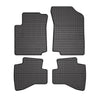 OMAC Alfombrillas De Coche para Peugeot 108 2014-2021 Negro Goma TPE 4Pza