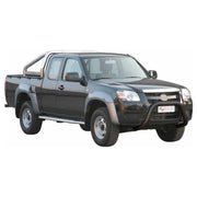 Bull Barra Frontal para Mazda BT-50 2006-2012 Negro Brillante Acero