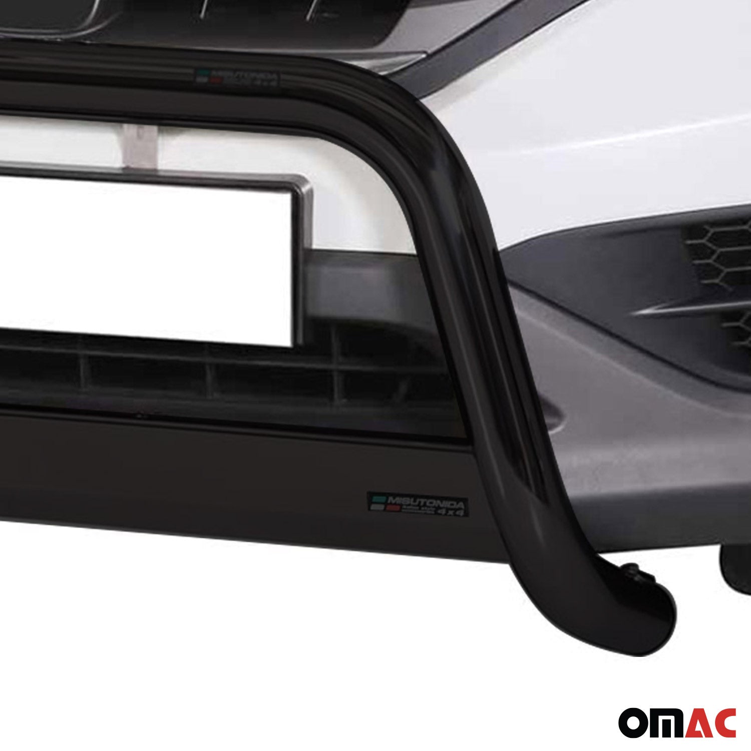 Bull Barra Frontal para Honda CR-V 2012-2015 Negro Brillante Acero 1Pza