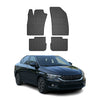 OMAC Alfombrillas De Coche para Fiat Tipo Sedán 2015-2020 Negro Goma 4Pza