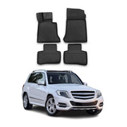 OMAC Alfombrillas De Coche para Mercedes GLK X204 2008-2015 Negro Goma TPE 4Pza