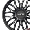 Sparco Roma Tapacubos 16" pulgadas Universal Gris Negro ABS Plástico