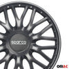 Sparco Roma Tapacubos 15 Pulgadas Universal Gris ABS Plástico