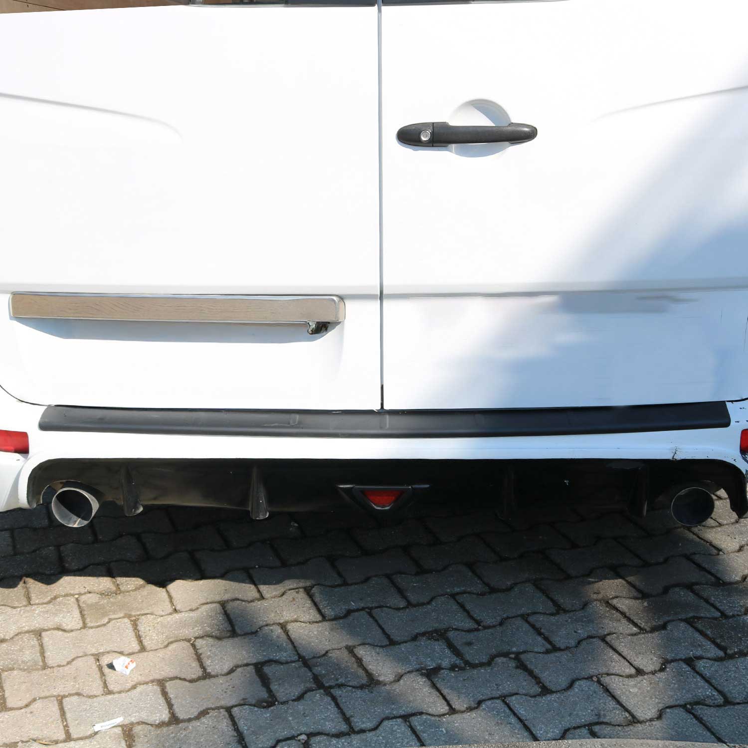 Protector Parachoques para Mercedes Sprinter W907 2018-2026 Negro Mate ABS