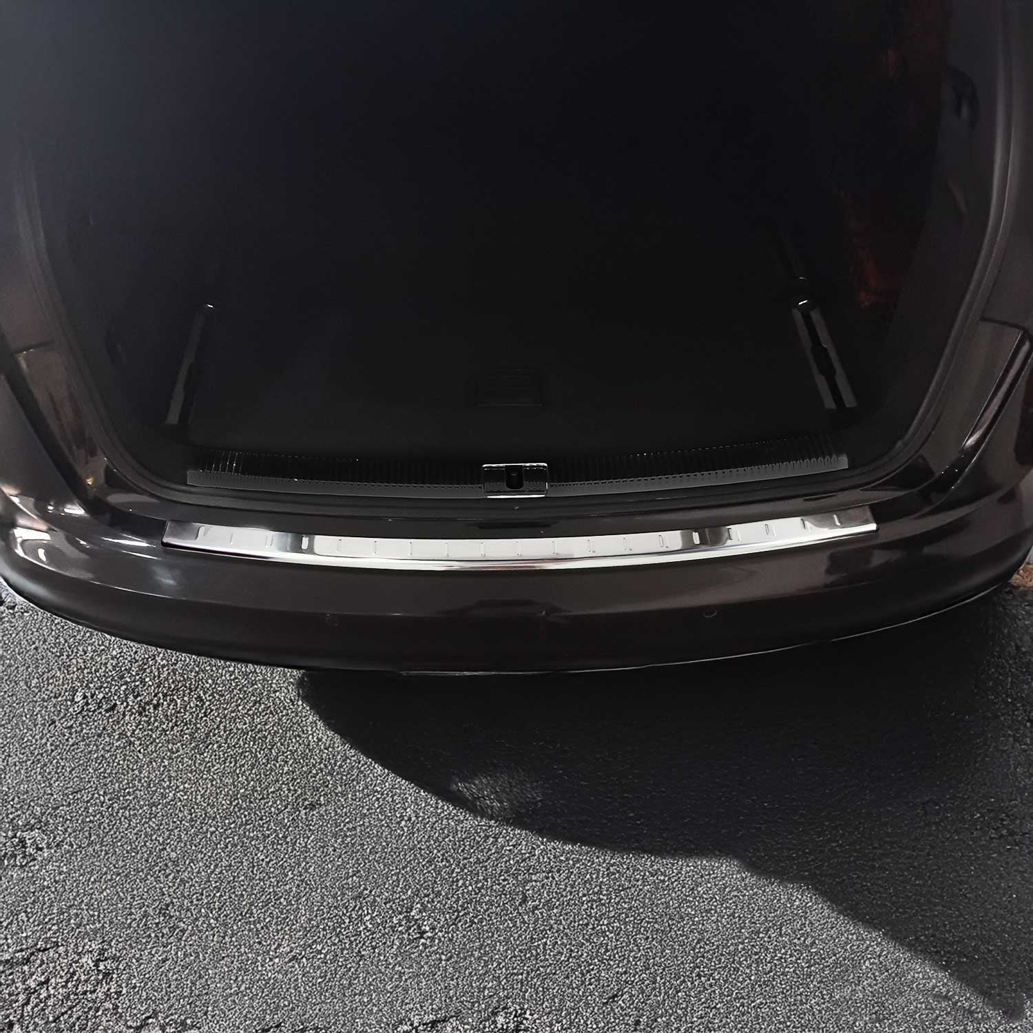 Protector Parachoques para Audi A6 C7 Familiar 2011-2015 Acero Brillante Plata