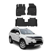 OMAC Premium Alfombrillas De Coche para Chevrolet Captiva 2006-2018 TPE Goma 3x