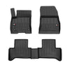 OMAC Premium Alfombrillas De Coche para Mercedes EQA 2021-2024 Negro TPE Goma 3x