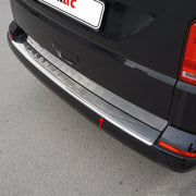 Protector Parachoques para VW T6 T6.1 Transporter 2015-24 Brillante Plata Acero