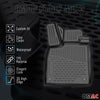 OMAC Alfombrillas De Coche para Toyota Hilux 2015-2021 Negro Goma TPE 4Pza