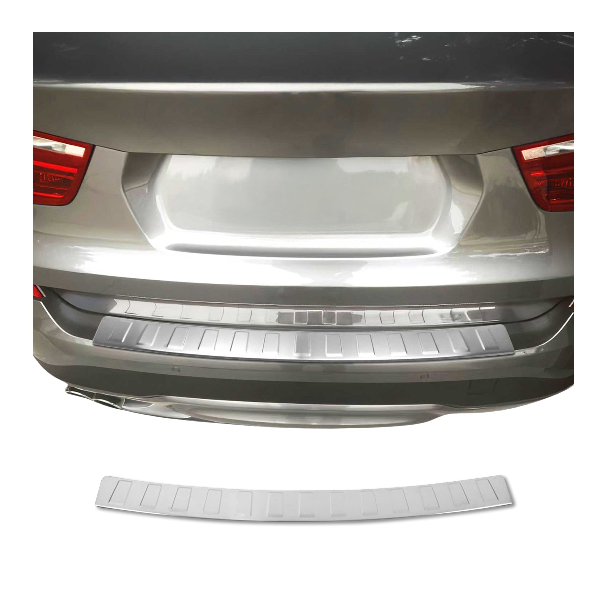 Protector de Parachoques Trasero para BMW X3 F25 2010-2017 cepillado Acero