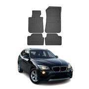 OMAC Alfombrillas De Coche para BMW X1 E84 2009-2015 Negro Goma TPE 4Pza