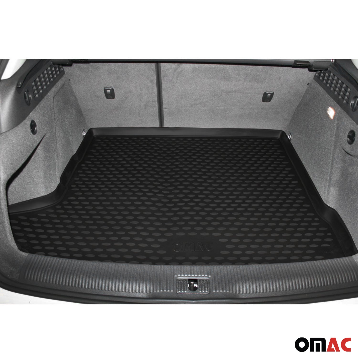 OMAC Bandeja Maletero Alfombrilla para VW Passat B8 3G2 2015-2021 Negro Goma TPE