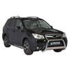 Par de Estribos Barras Laterales para Subaru Forester 2013-2015 Plata Acero 2x