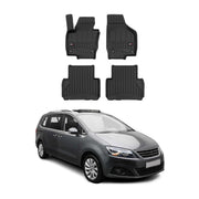 OMAC Premium Alfombrillas De Coche para Seat Alhambra 2010-2020 TPE Goma 4x