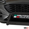 Bull Barra Frontal para Ford Kuga 2020-2025 Negro Brillante Acero 1Pza