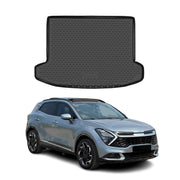 OMAC Bandeja Maletero Alfombrilla para Kia Sportage GT Line 2022-2025 Negro TPE
