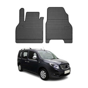 OMAC Alfombrillas De Coche para Mercedes Citan 2012-2021 Negro Goma 2Pza