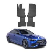 OMAC Alfombrillas De Coche para Mercedes C-Klasse W206 2021-2025 Negro Goma 4Pza