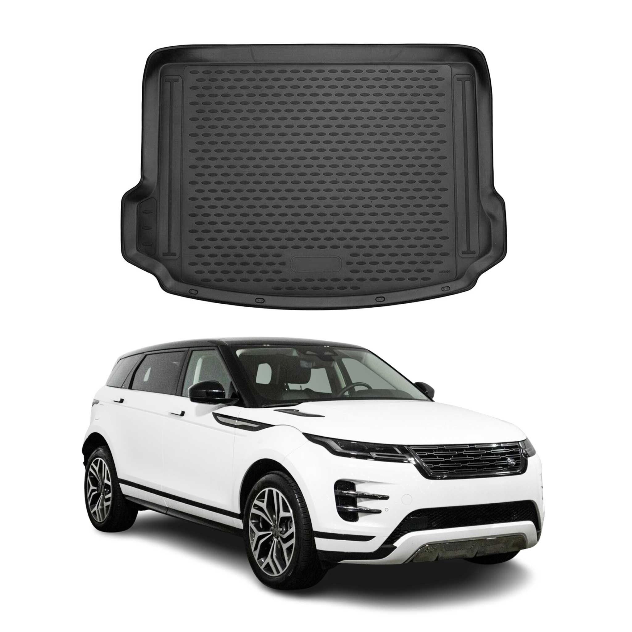 OMAC Bandeja Maletero Alfombrilla para Range Rover Evoque 2019-2021 Negro TPE