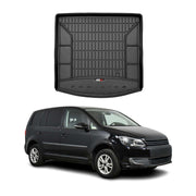 OMAC Premium Bandeja Maletero Alfombrilla para VW Touran 2010-2015 Negro TPE