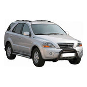 Bull Barra Frontal para Kia Sorento 2006-2009 Negro Brillante Acero 1Pza