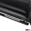 Par de Estribos Barras Laterales para Hyundai Santa Fe 2012-2015 Negro Acero