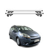 Menabo Barras de Techo Coche Barra para Citroen Grand C4 Picasso 2006-2013 Gris