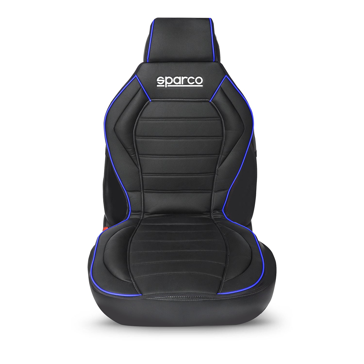 Sparco Funda de Asiento para Automóvil Universal Negro&Azul