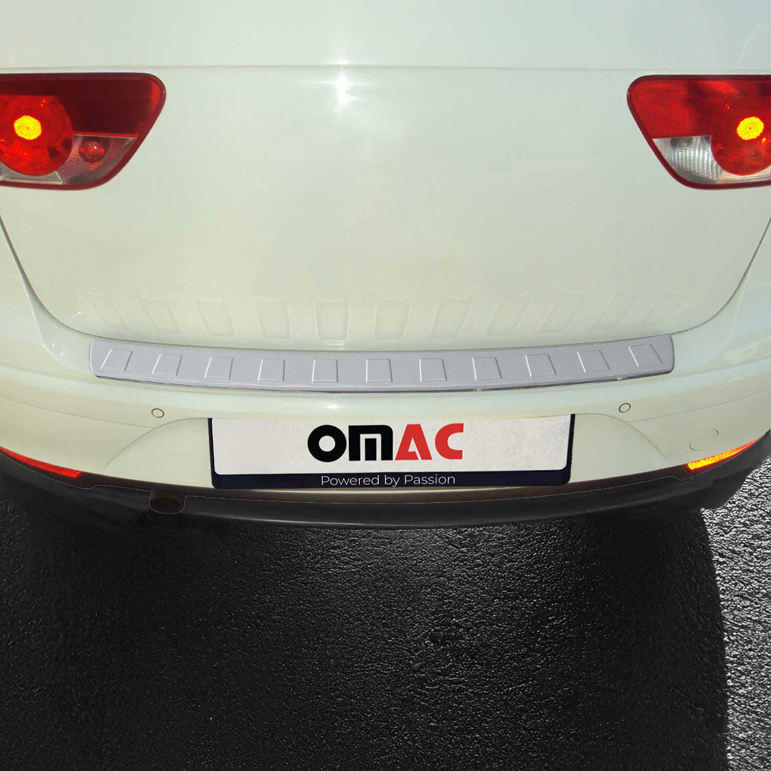 Protector de Parachoques Trasero para Seat Altea XL 2006-2015 Acero cepillado