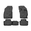 OMAC Alfombrillas De Coche para Mitsubishi ASX 2013-2020 RHD Negro Goma TPE 4Pza