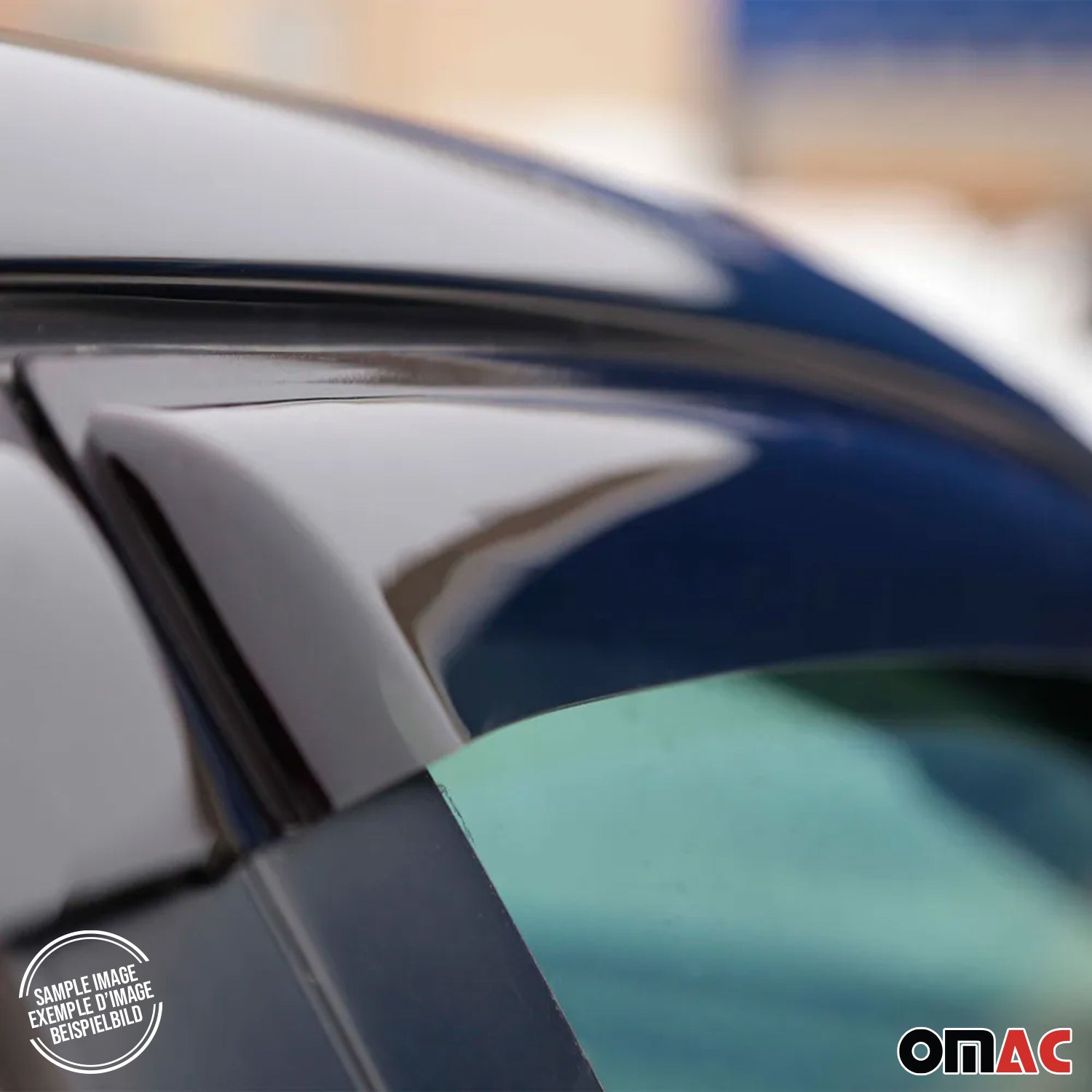 Deflectores de Aire de Viento para Skoda Octavia 2019-2025 Oscuro Acrílico 4Pza