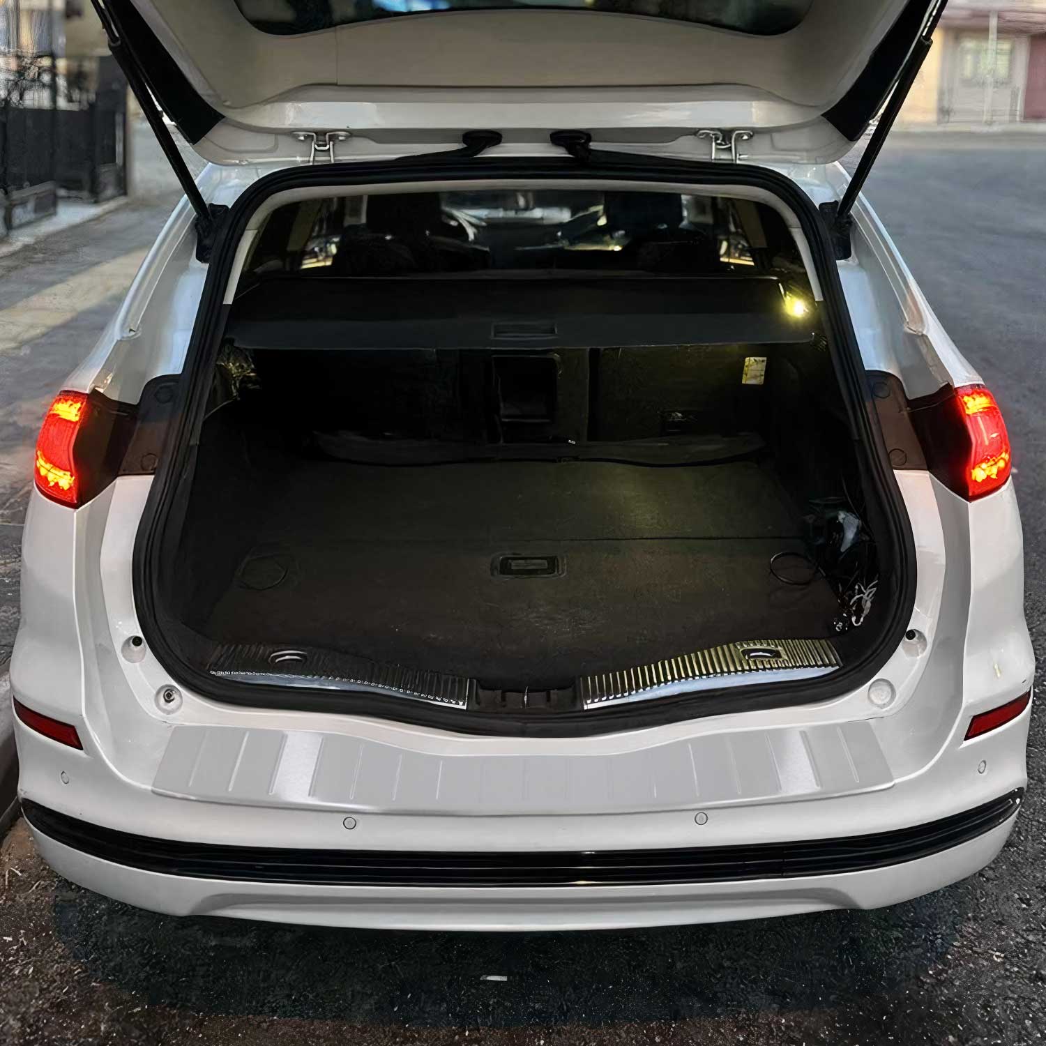 Protector Parachoques para Ford Mondeo 5 Turnier 2015-2024 Acero cepillado