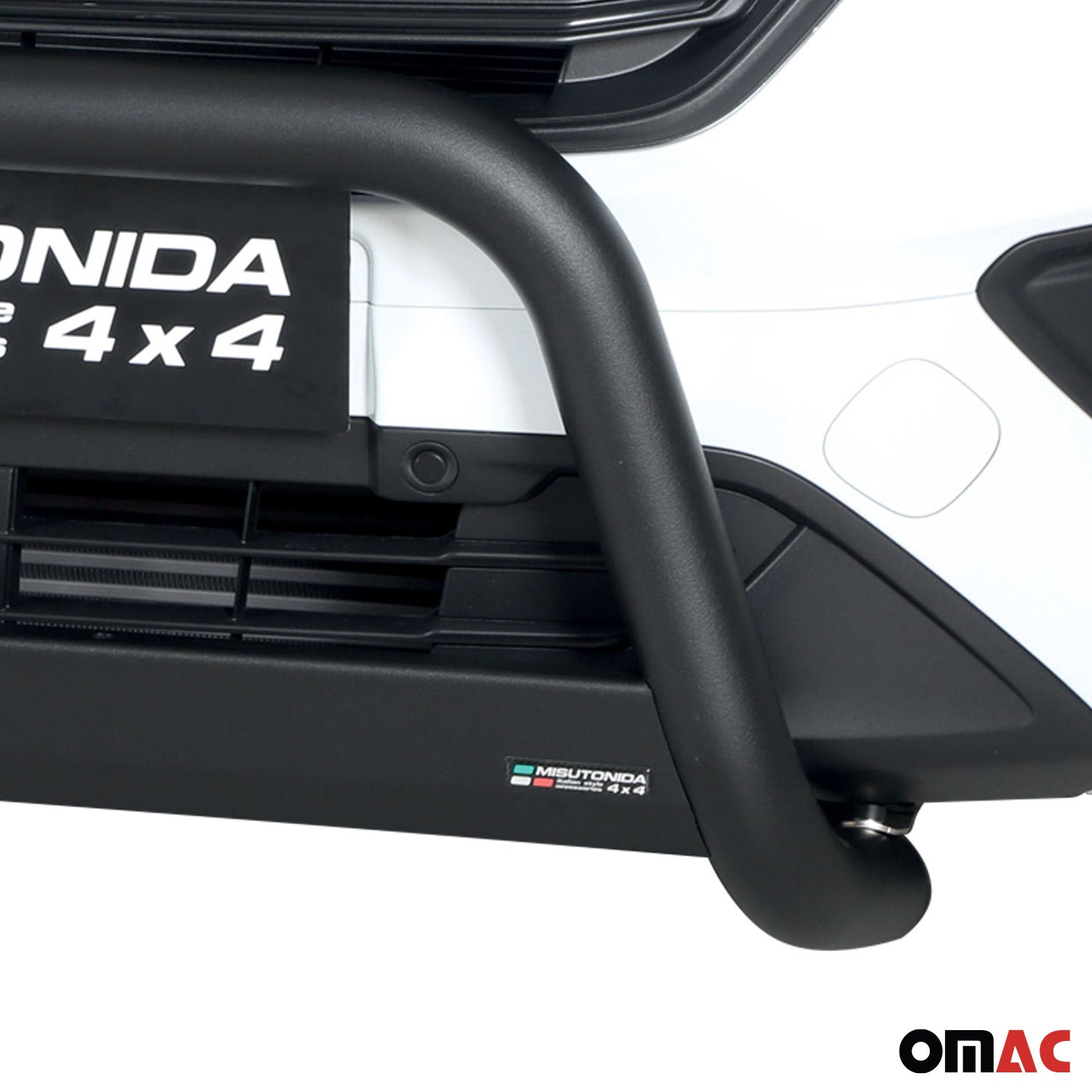 Bull Barra Frontal para Ford Transit Custom L1 - L2 2018-2022 Negro Acero