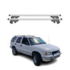 Menabo Barras de Techo Baca para GMC Jimmy 1995-2005 Gris Aluminio 2Pza