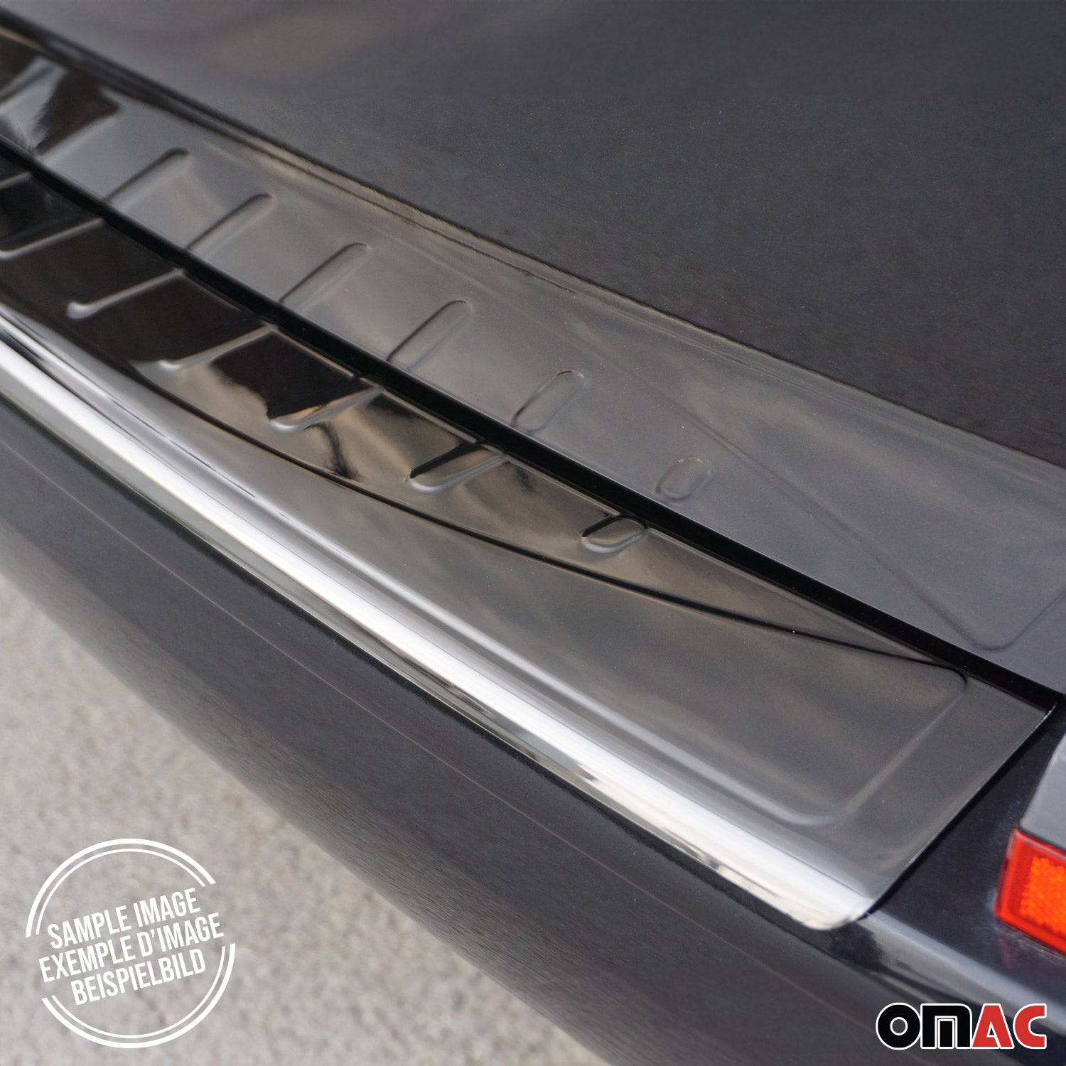 Protector Parachoques para Mercedes E Class W213 Sedán 2017-2023 Oscuro Acero