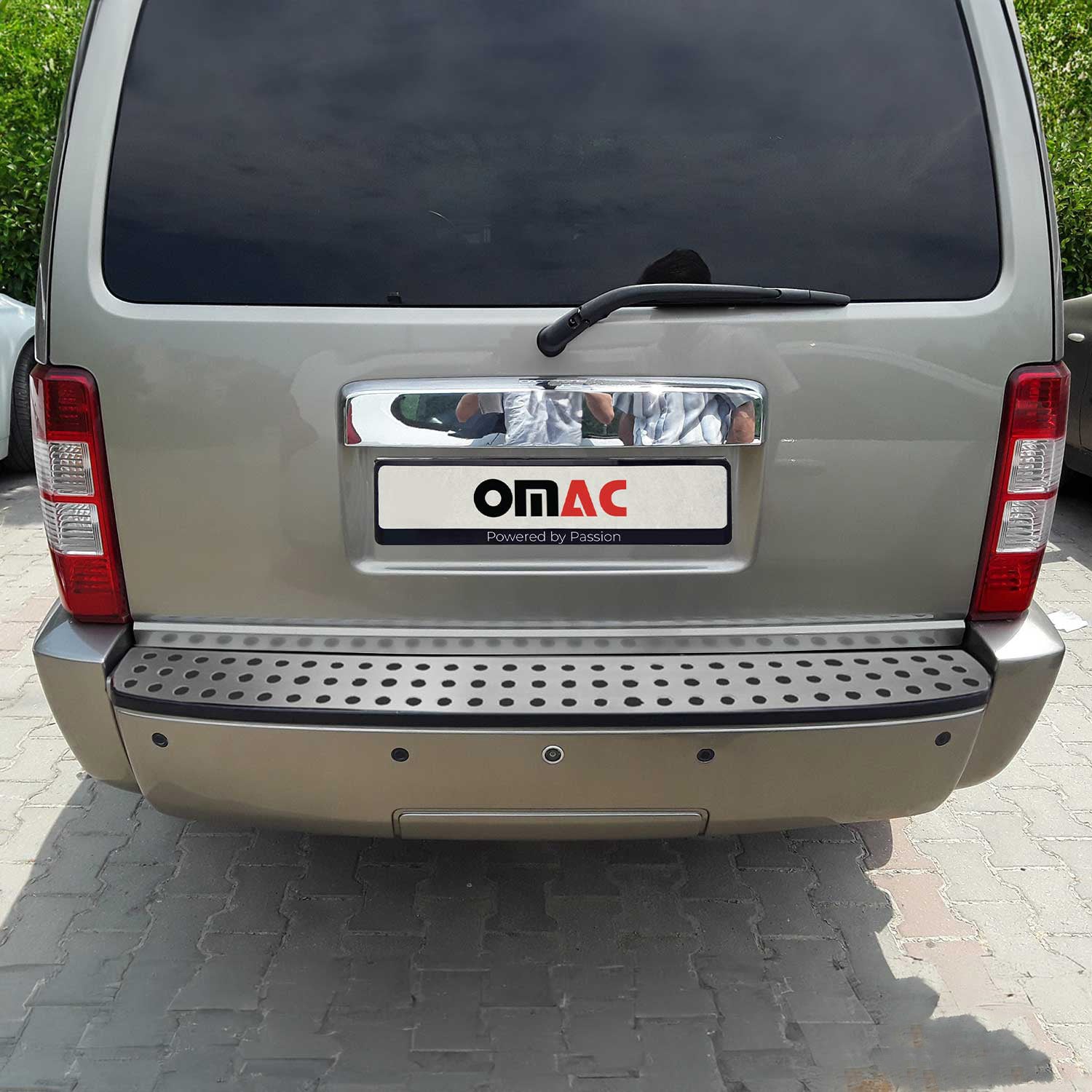 Protector de Parachoques Trasero para Dodge Nitro 2006-2011 cepillado Acero