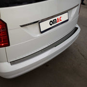 Protector de Parachoques Trasero para VW Caddy 2015-2020 Oscuro Brillante Acero
